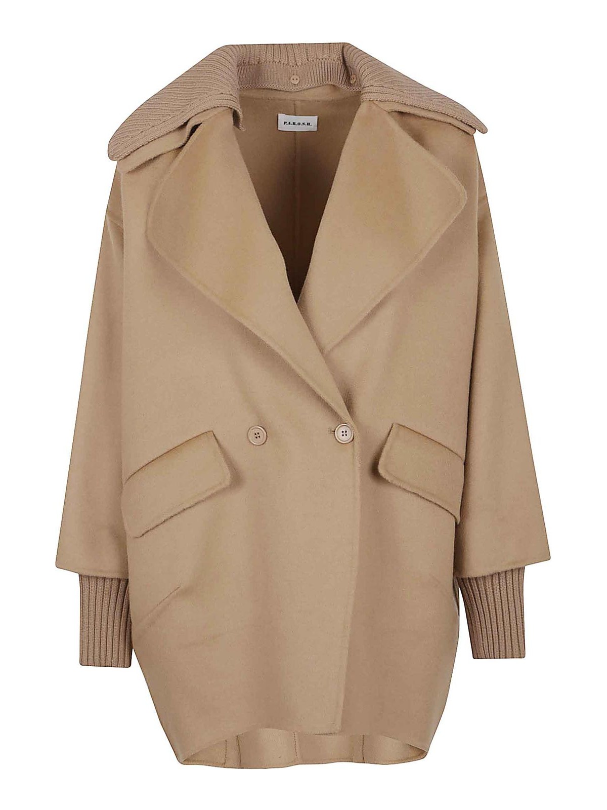 P.a.r.o.s.h Coat - Double In Sand