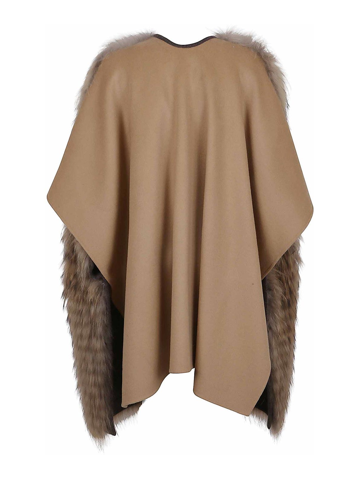 P.a.r.o.s.h Gilet C/pelliccia - Double In Sand