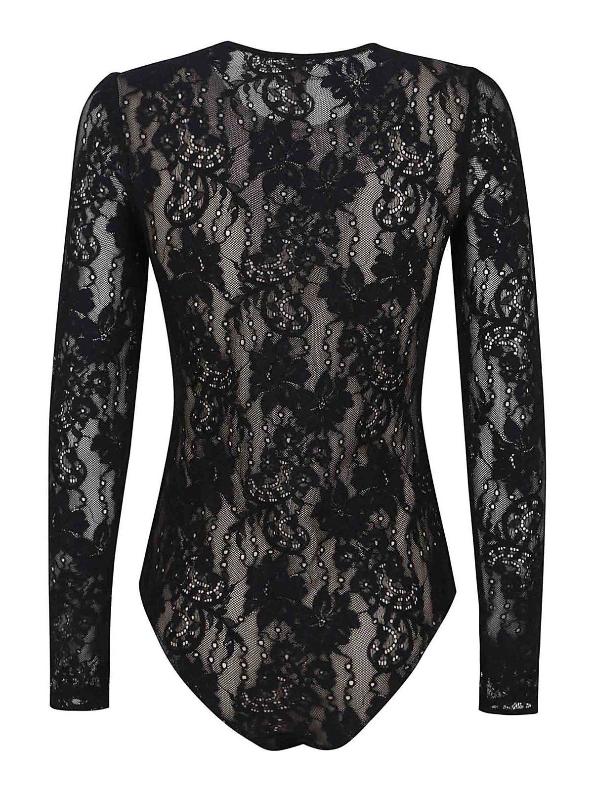 Zimmermann Lace Bodysuit In Black