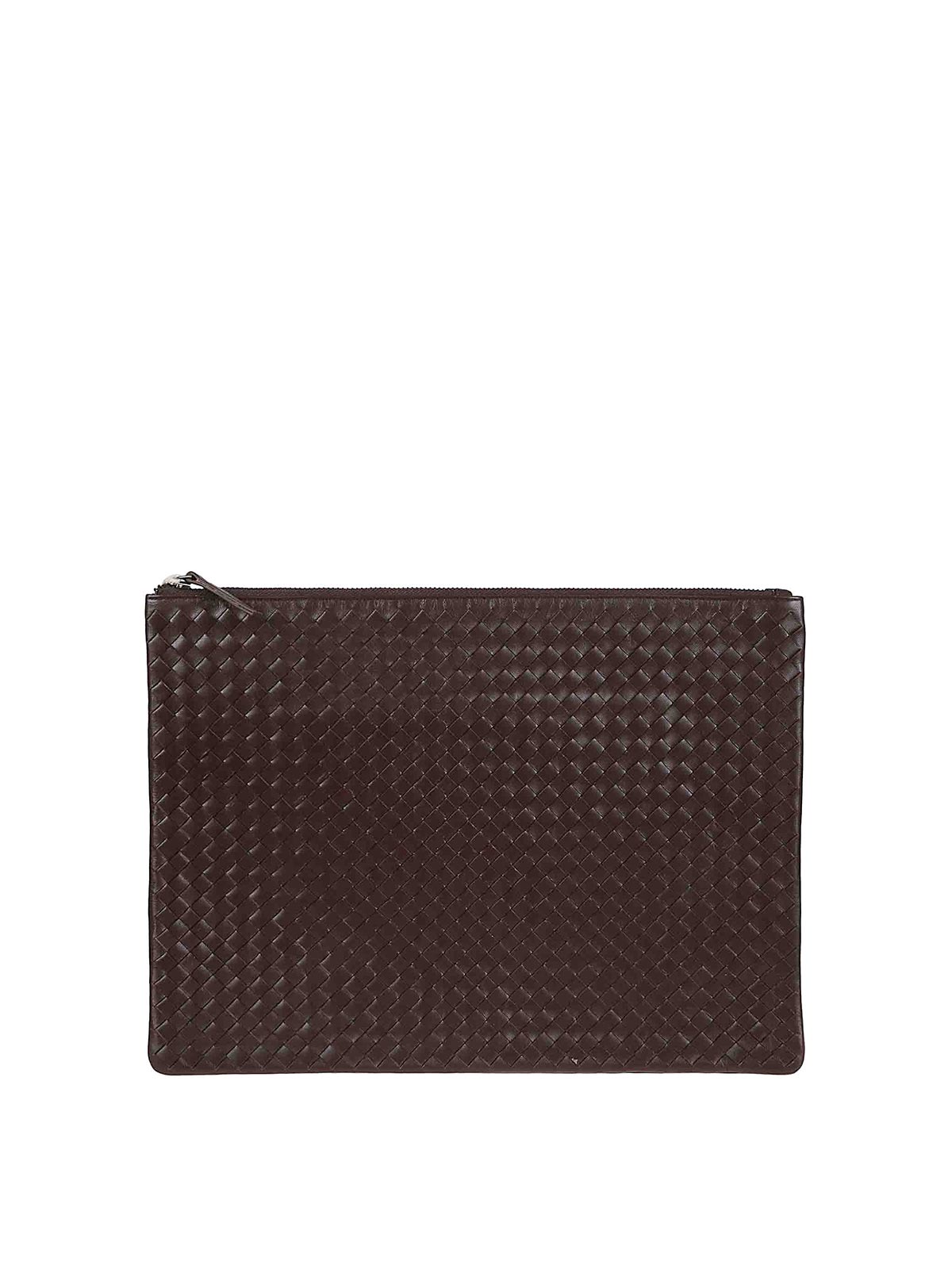 Dragon Diffusion A4 Pochette X Stitch 36x27x05 Cm In Brown