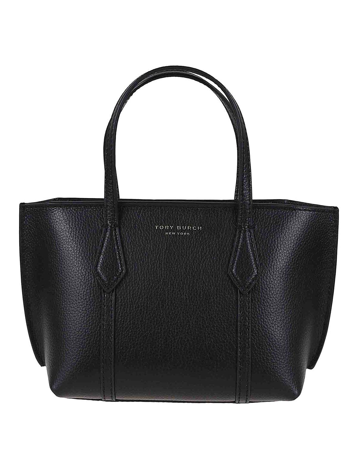 Tory Burch Perry Mini Tote In Black