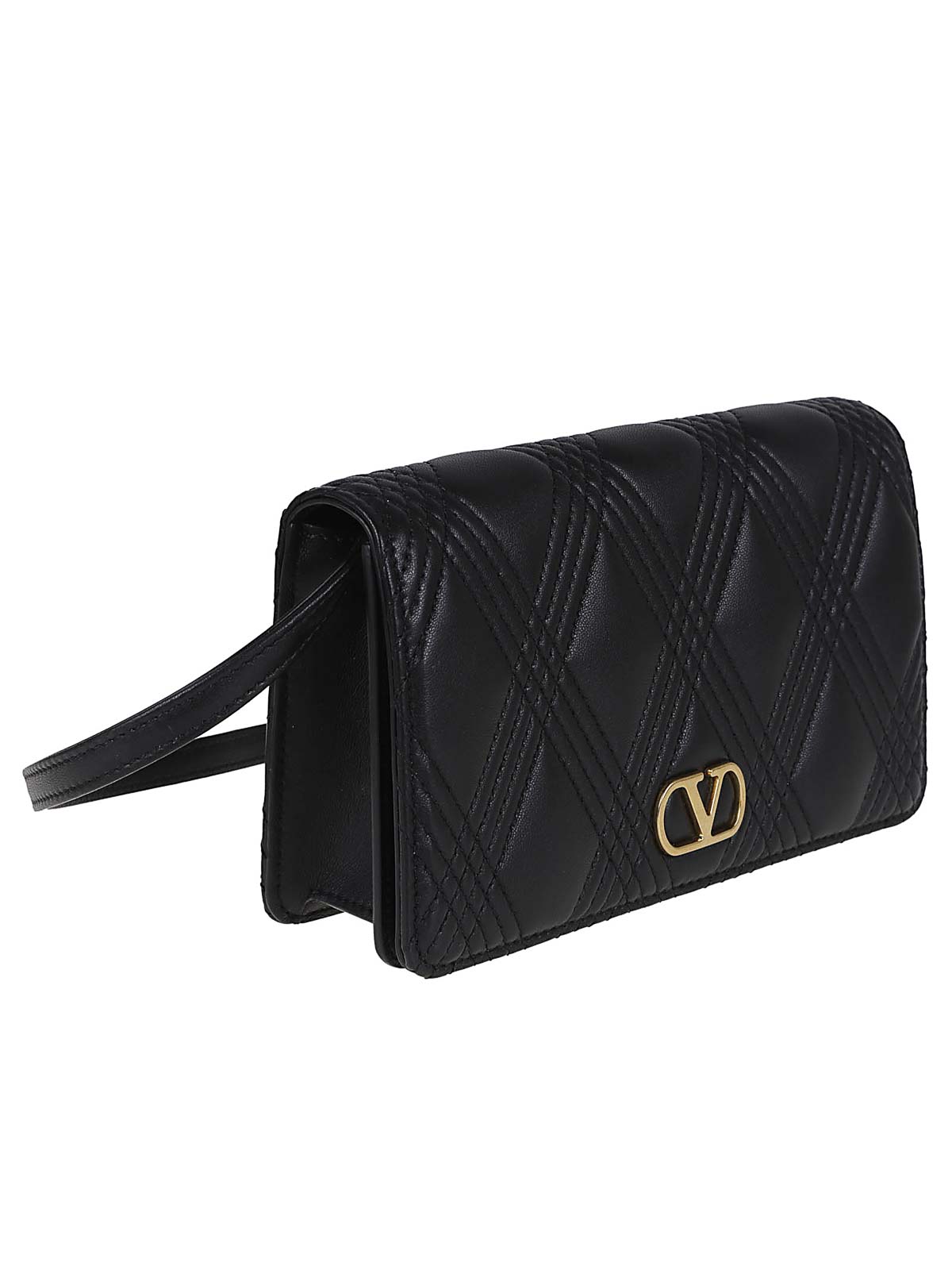 Valentino Garavani Mini Bag Quiltie 67 In Black