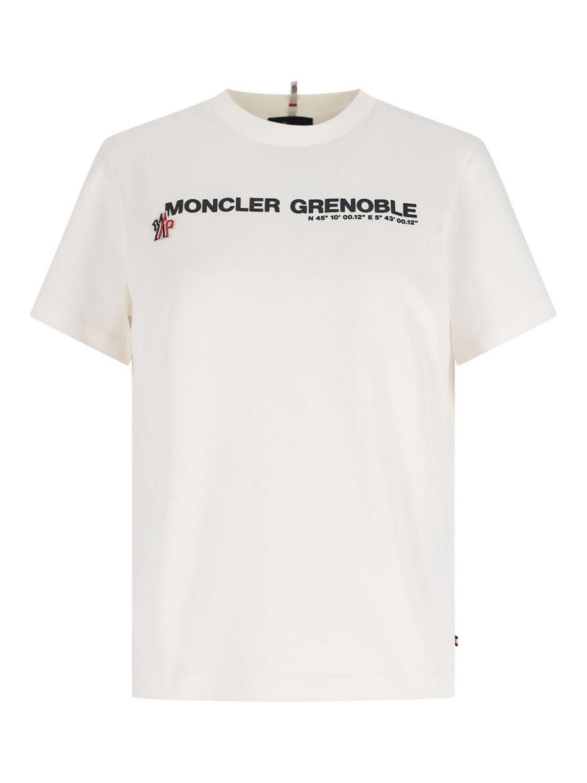 Moncler T-shirt Logo In White