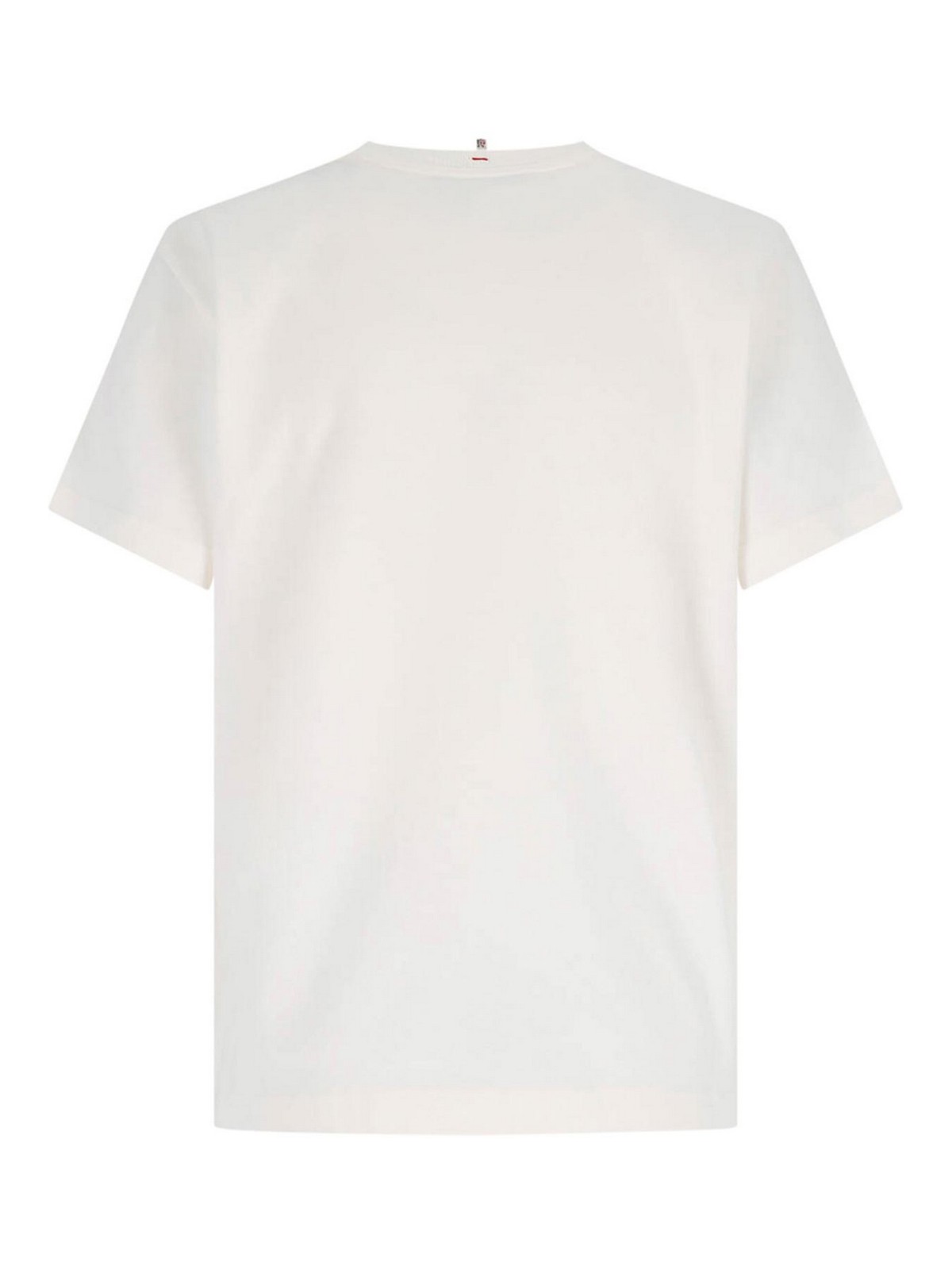 Moncler T-shirt Logo In White