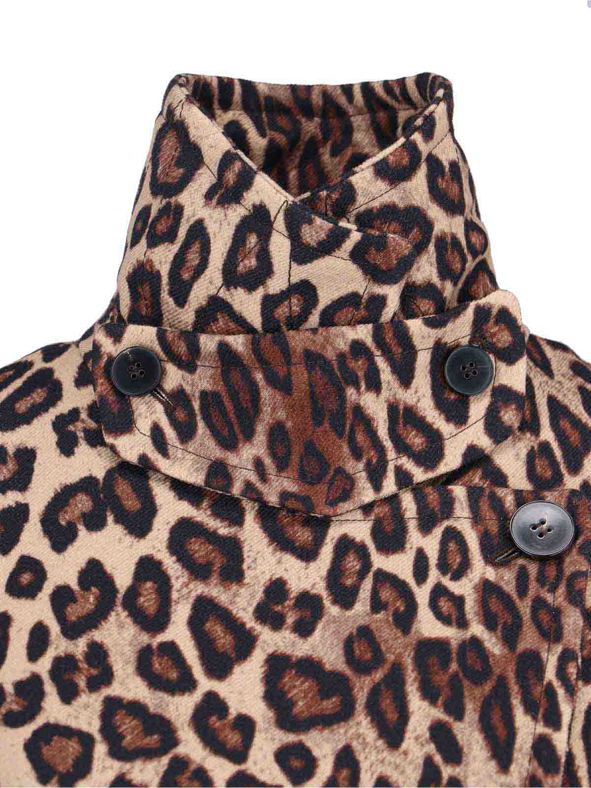 Alberto Biani Virgin Wool Coat In Multi