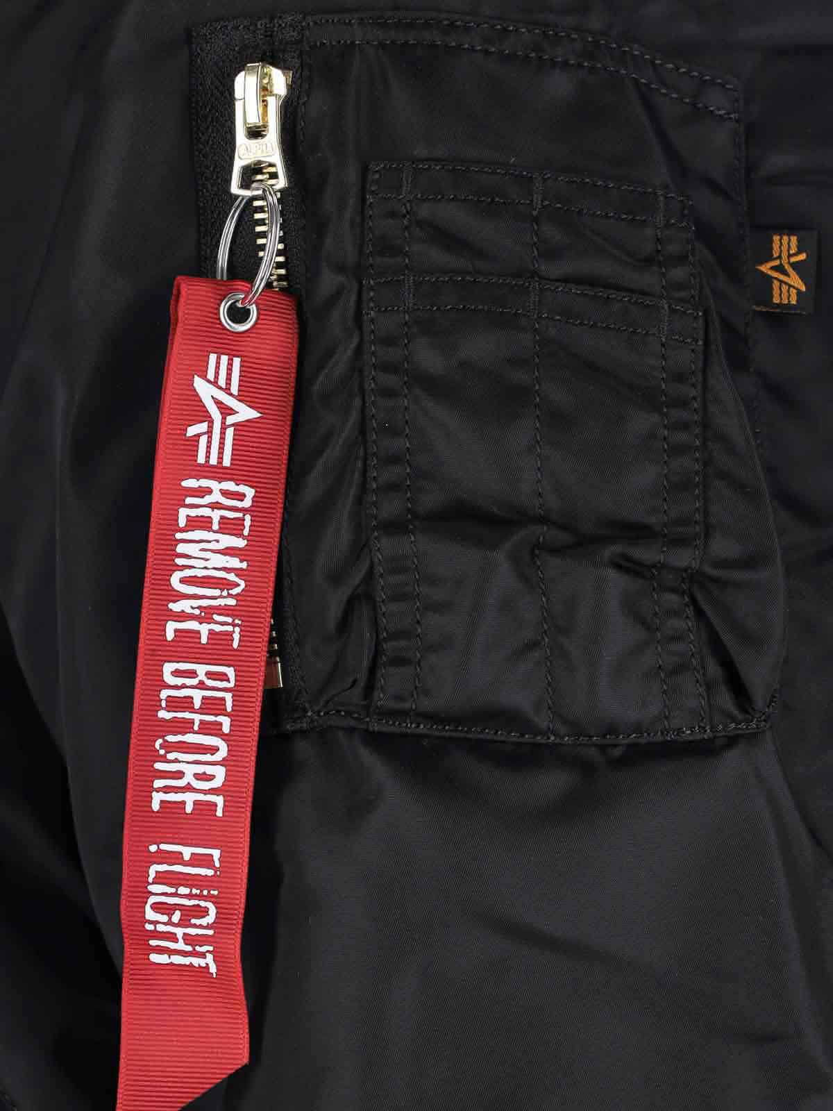 Alpha Industries Bomber Reversibile Ma-1 Heritage In Black