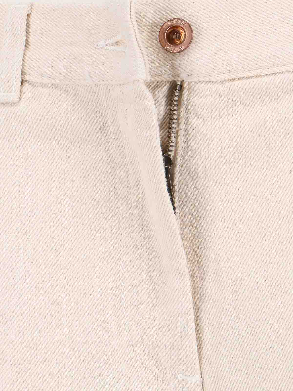 Aspesi Jeans Ampi In Brown