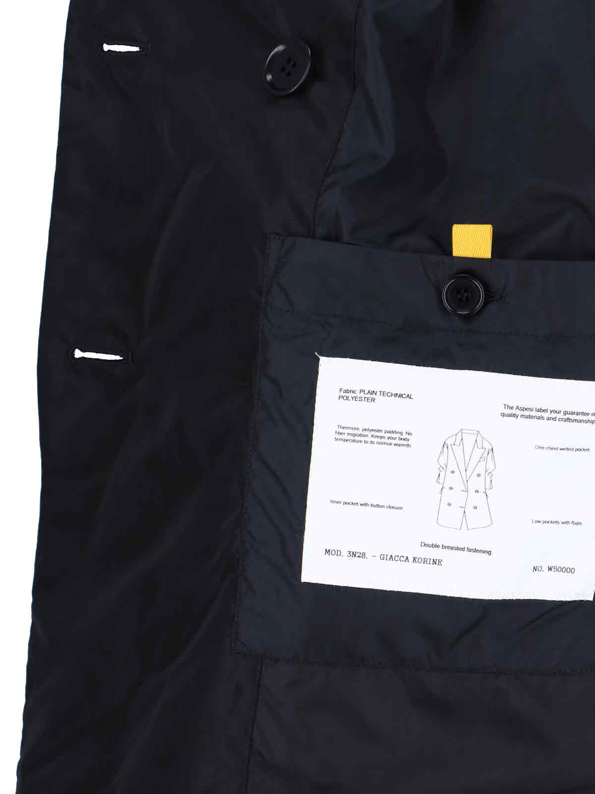 Aspesi Blazer In Denim Di Cotone - Denim In Black