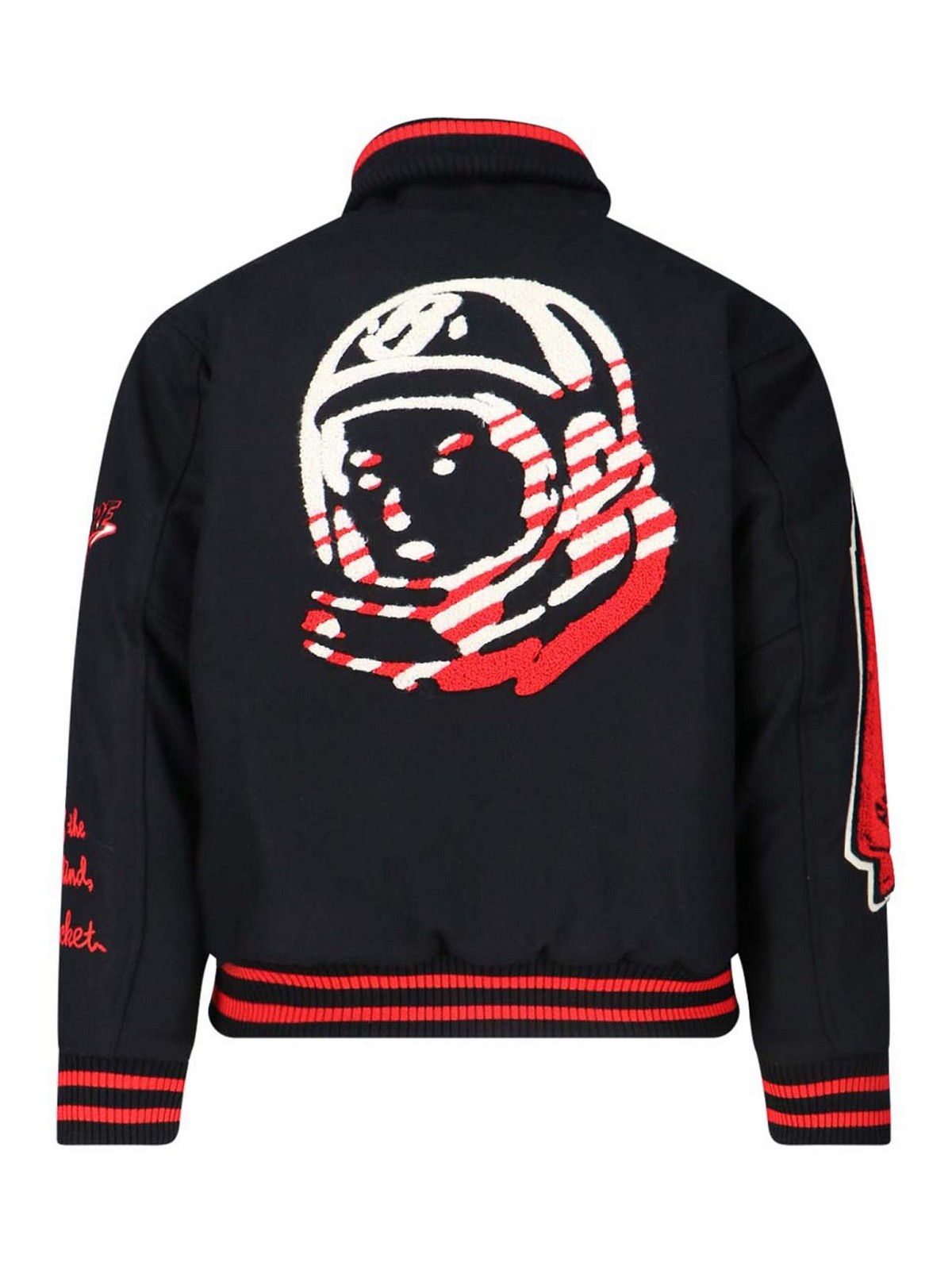 Billionaire Script Bomber Jacket In Black