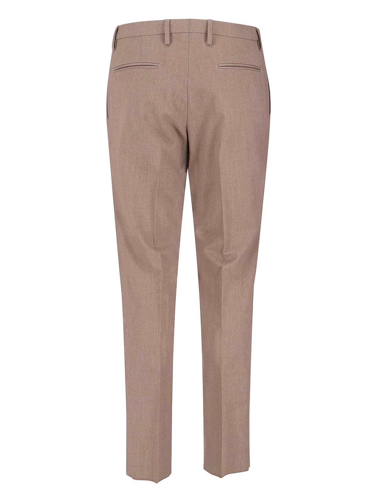 Boglioli Tailored Double-breasted Suit With Notched Lapel And Textured Fabric In Neutral