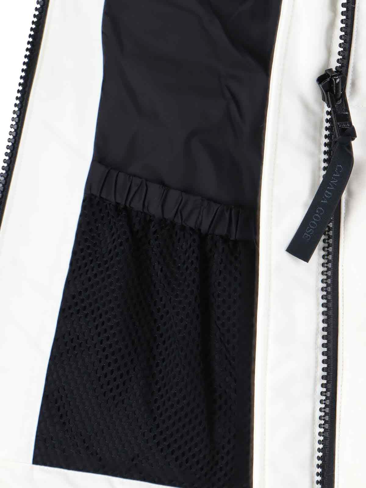 Canada Goose Hooded Jacket With Side Pockets And Cuffs In Multi