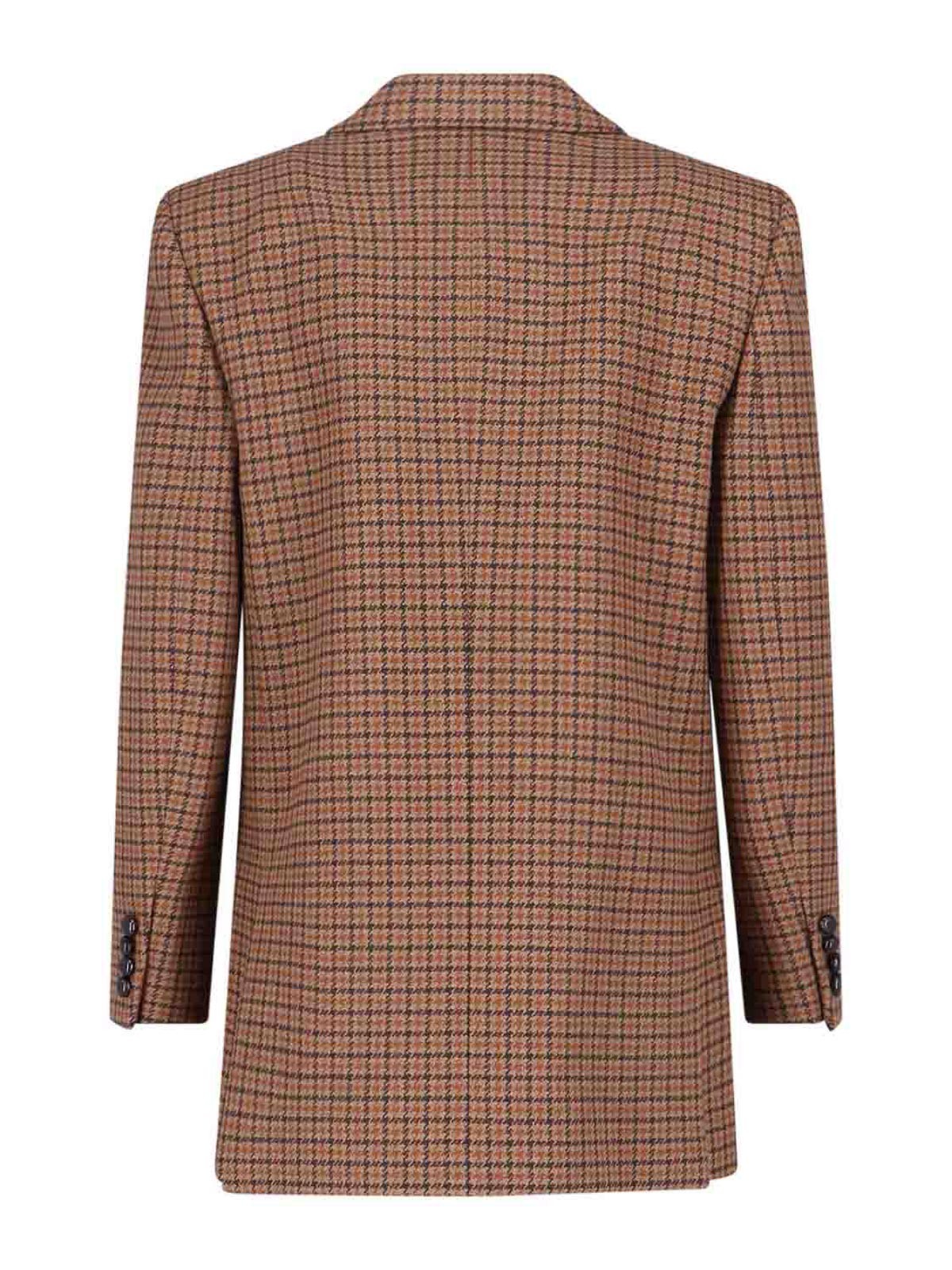 Chloé Tailored Double-breasted Blazer In Brown