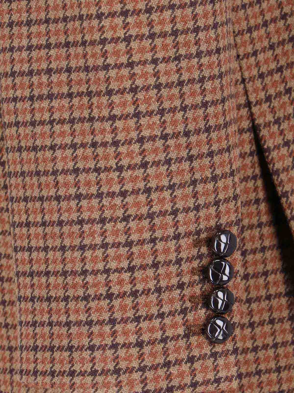 Chloé Tailored Double-breasted Blazer In Brown