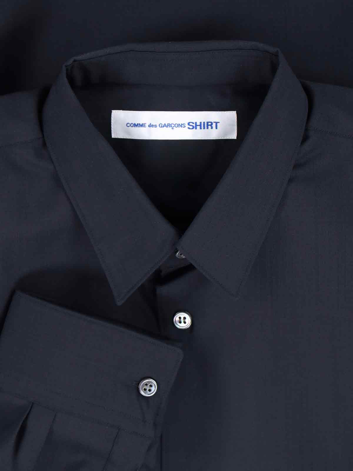 Comme Des Garcons Hommes Plus Classic Shirt In Blue
