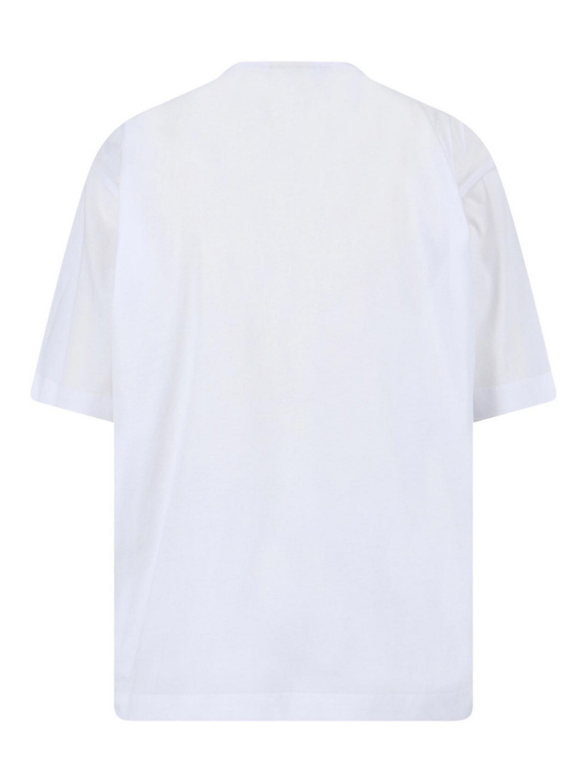 Dries Van Noten Short Sleeve Top Featuring Knot Detail In White