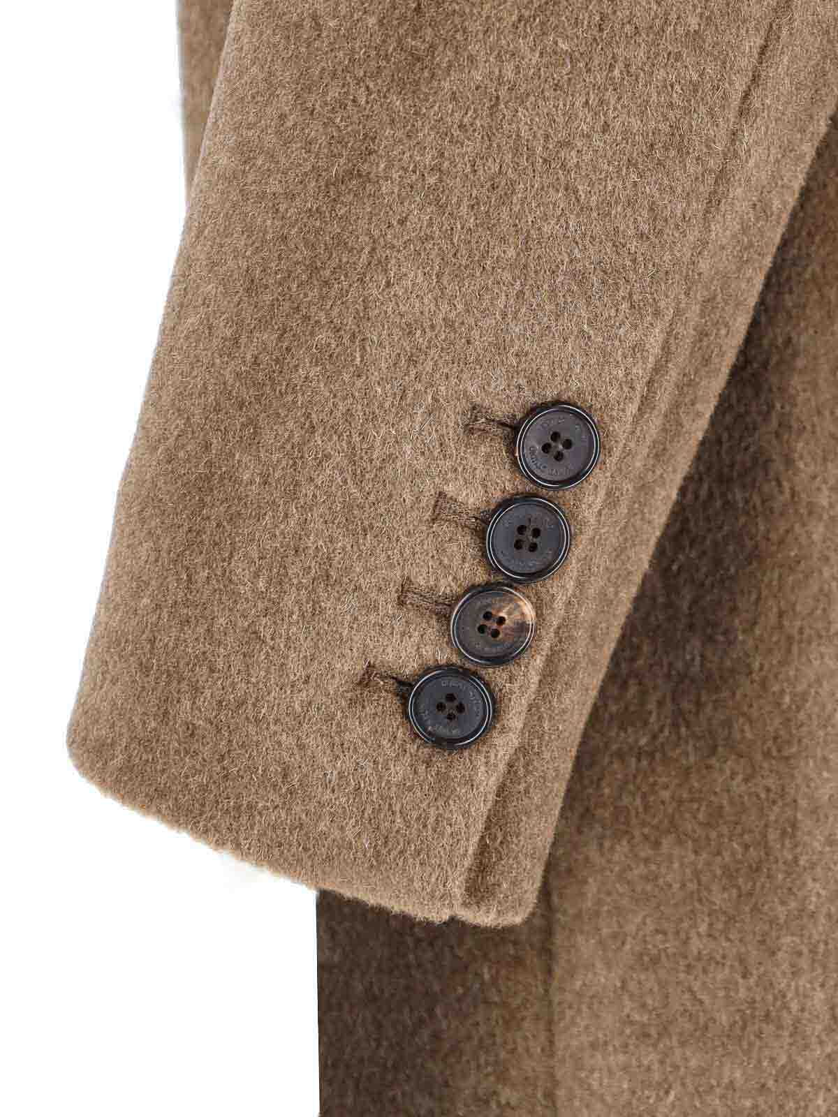 Dunst Single-breasted Coat In Brown