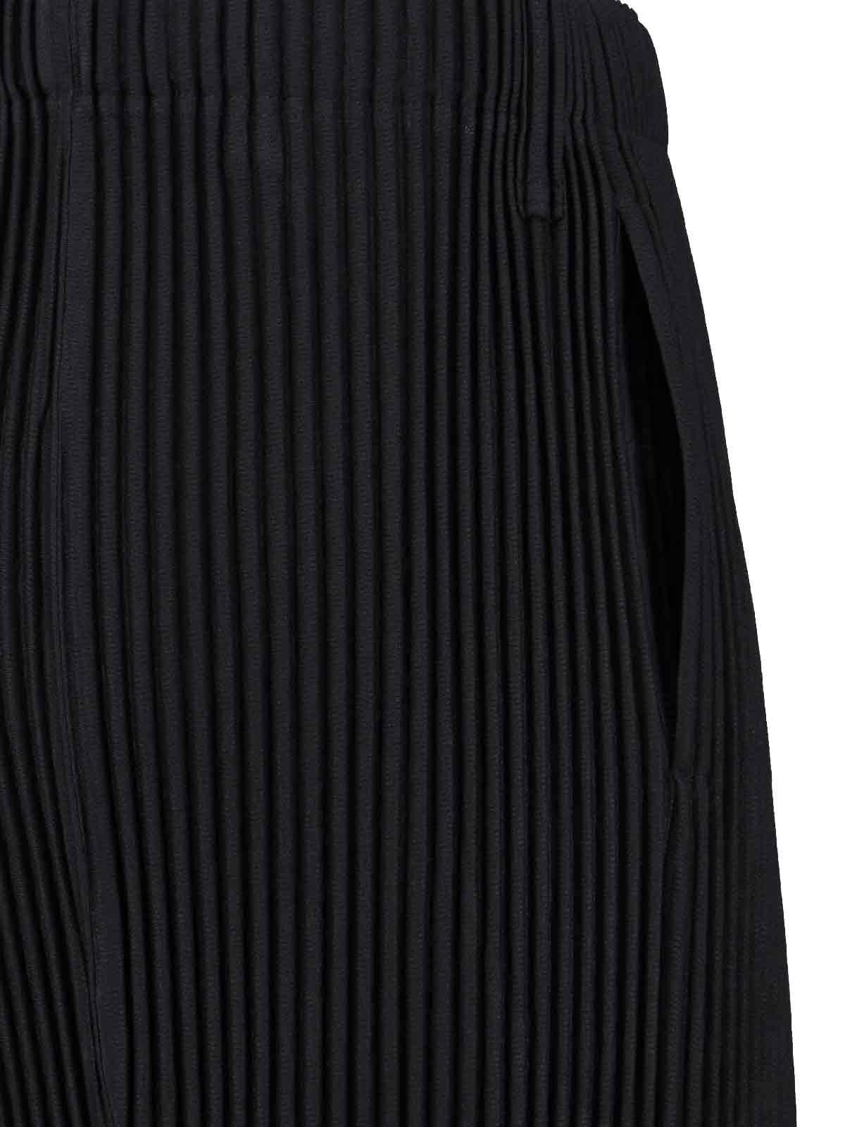 Issey Miyake Compleat Trousers Pants In Black