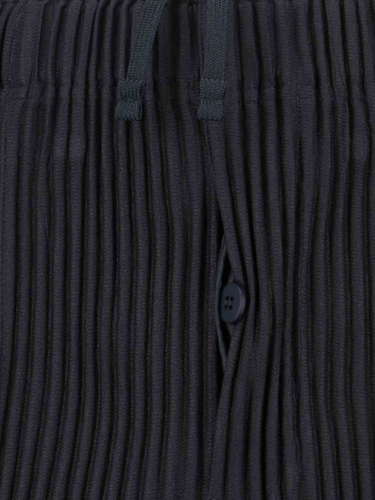 Issey Miyake Compleat Trousers Pants In Black