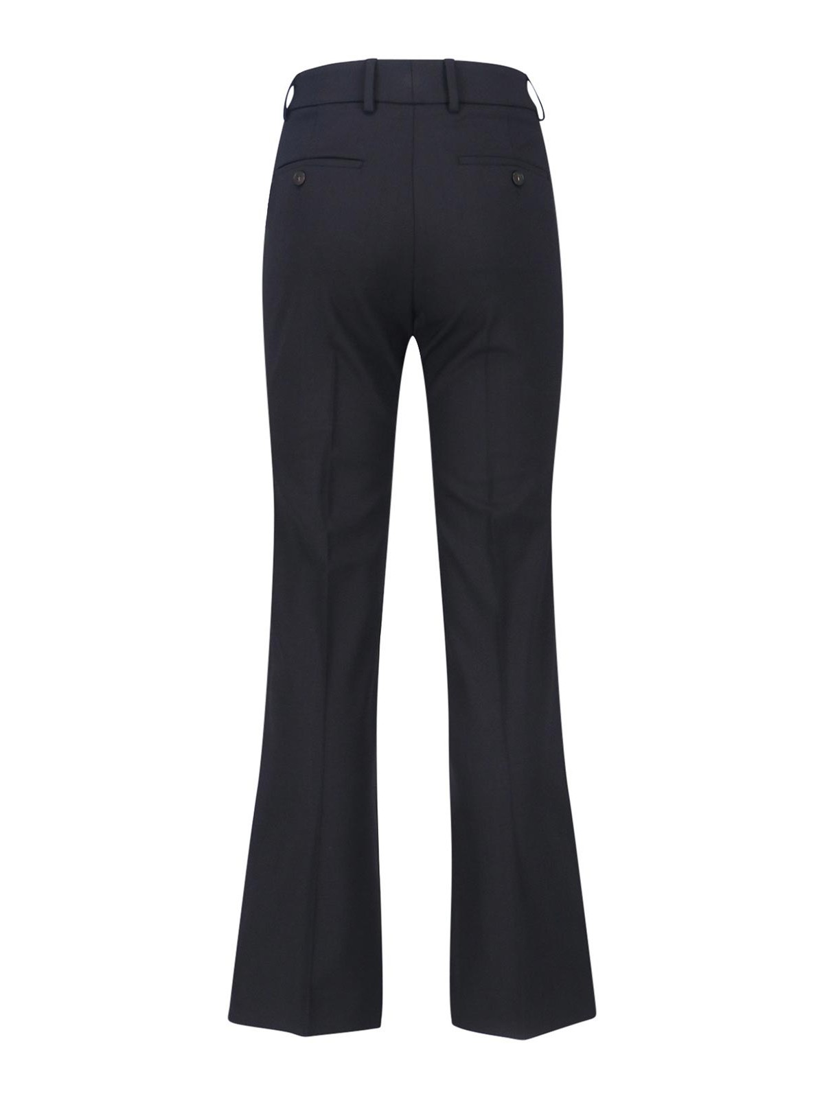Incotex Virgin Wool Trousers In Black