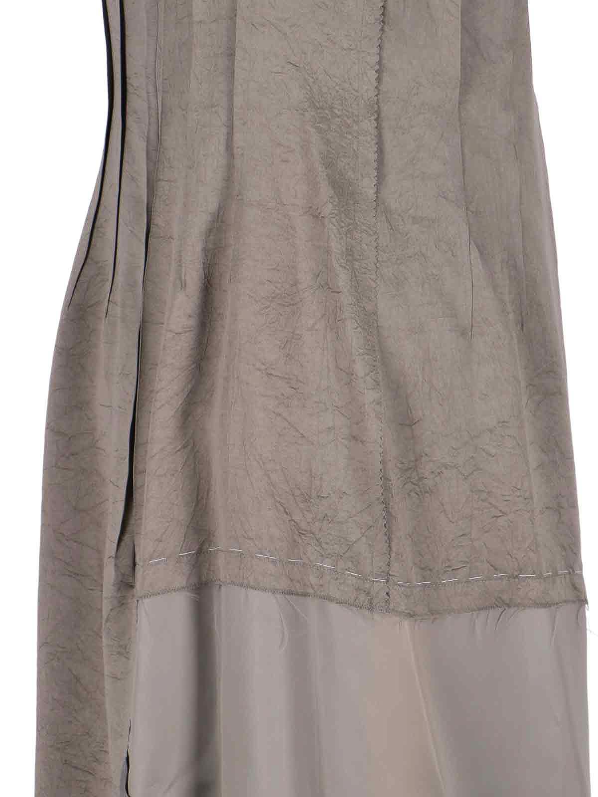 Maison Margiela Midi Dress In Gray