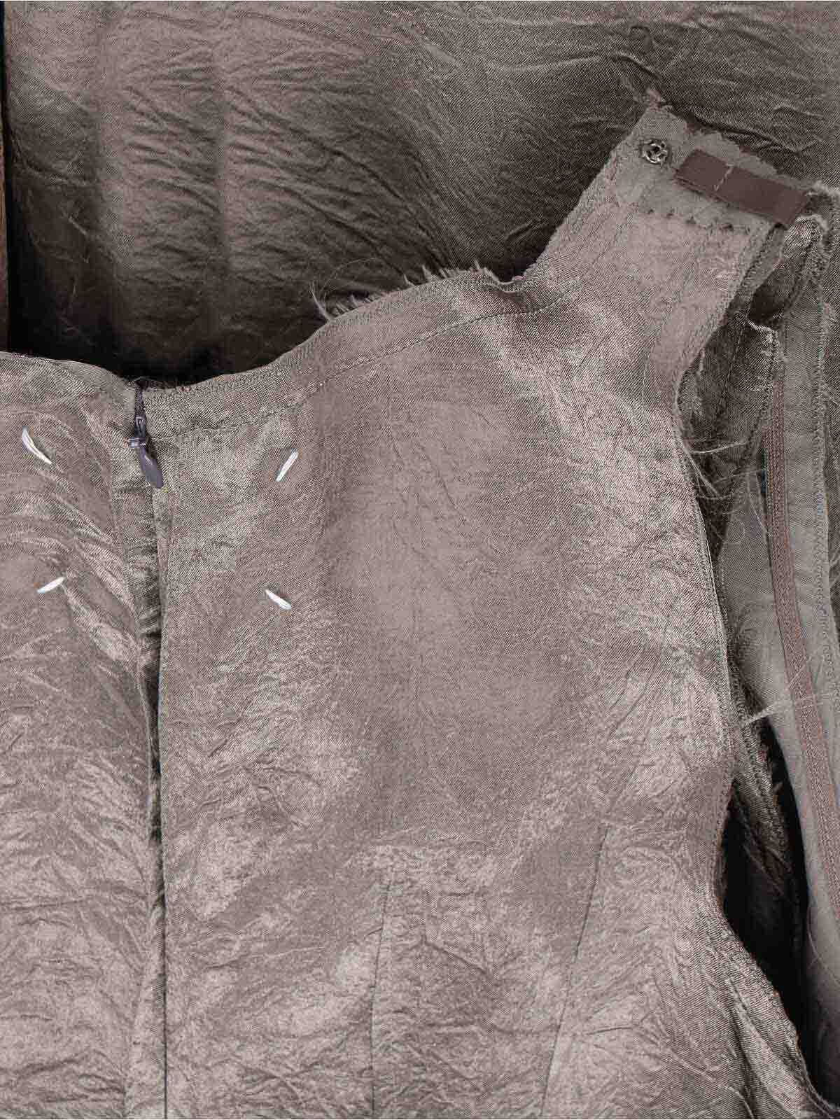 Maison Margiela Midi Dress In Gray