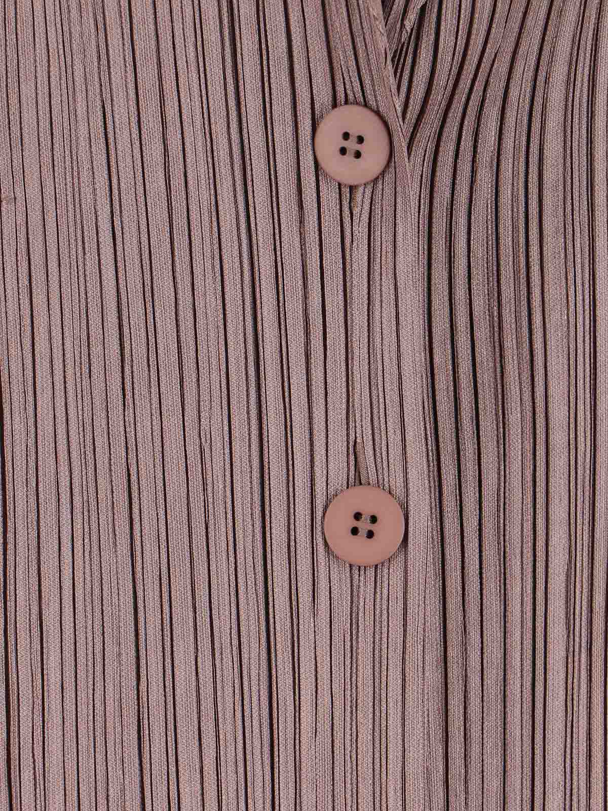 Issey Miyake Blazer Monopetto In Brown