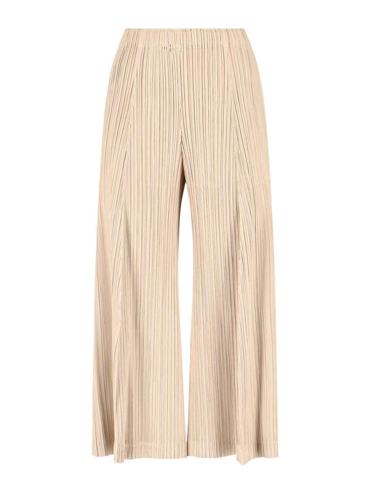 Issey Miyake Wide Trousers In White