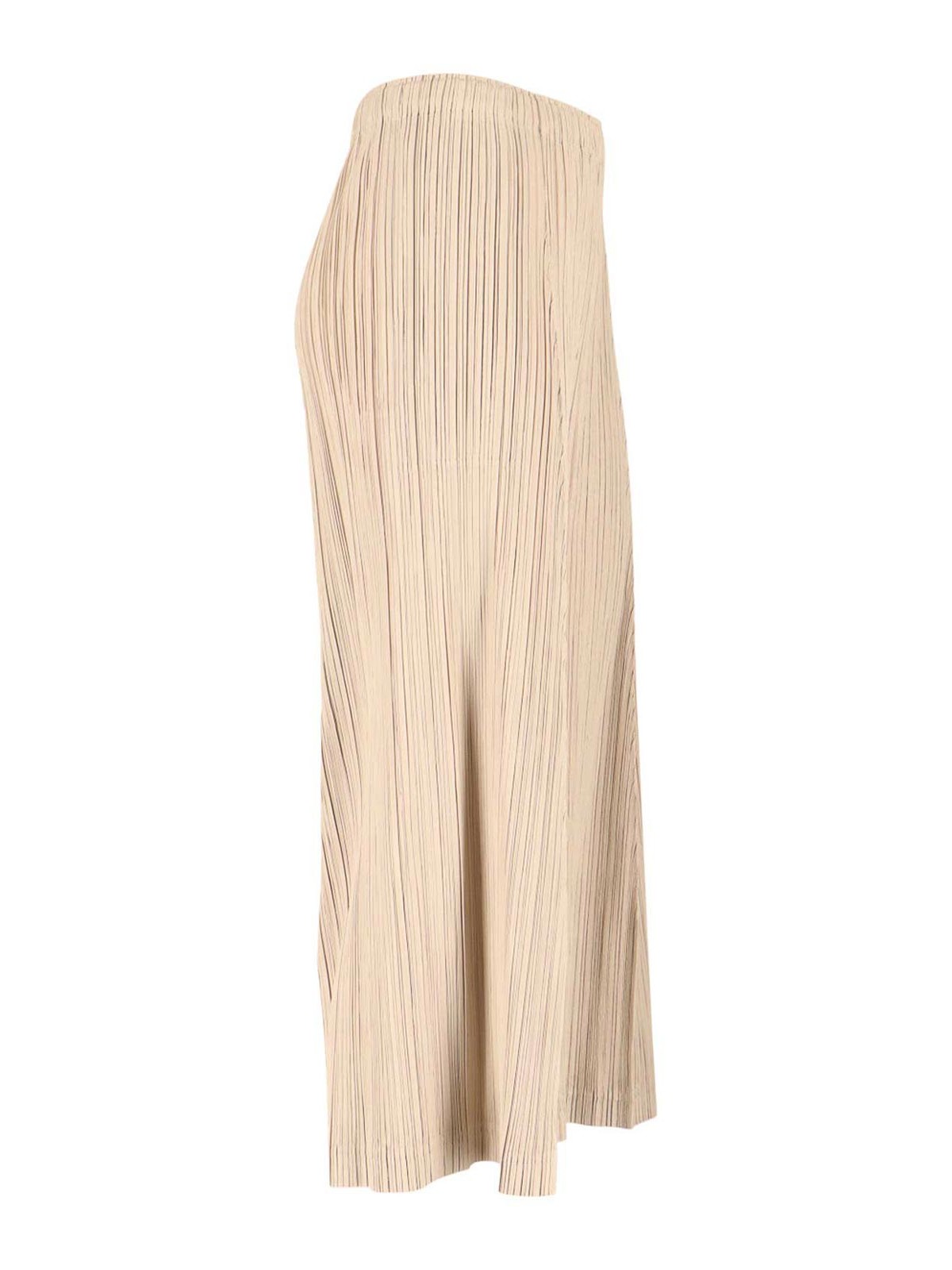 Issey Miyake Wide Trousers In White