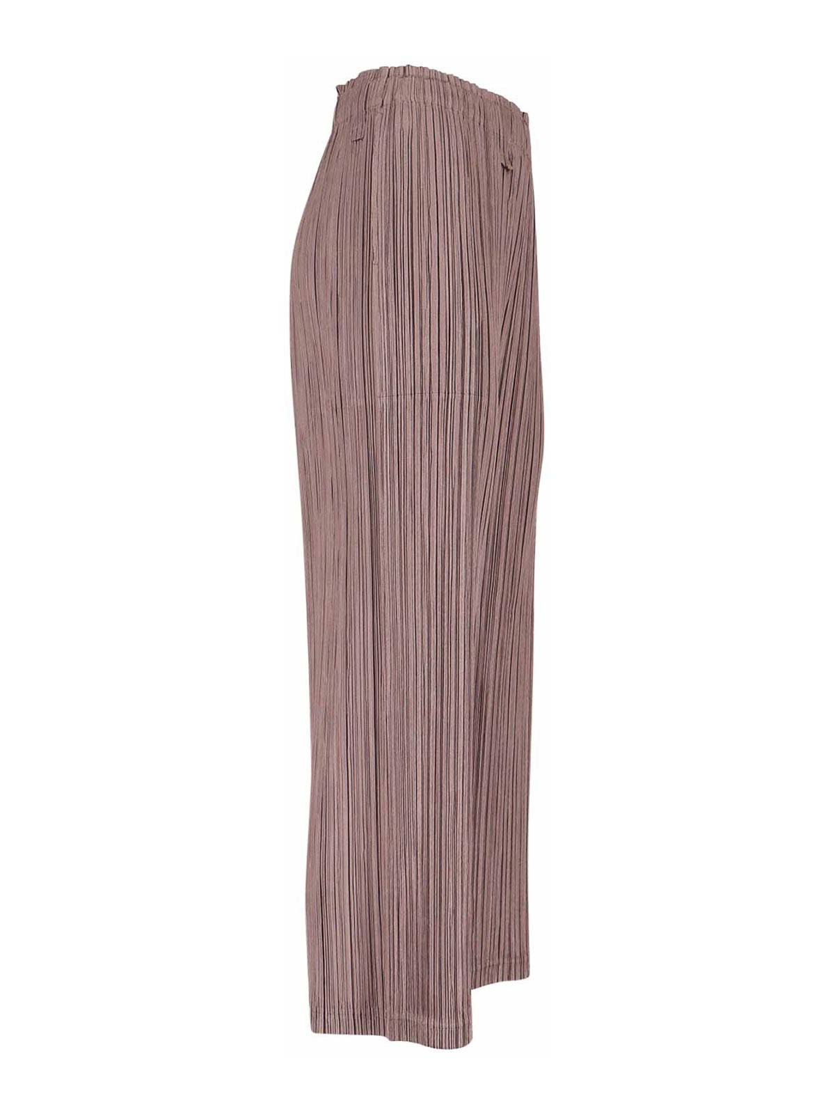 Issey Miyake Thicker Bottoms 2 Pants In Brown