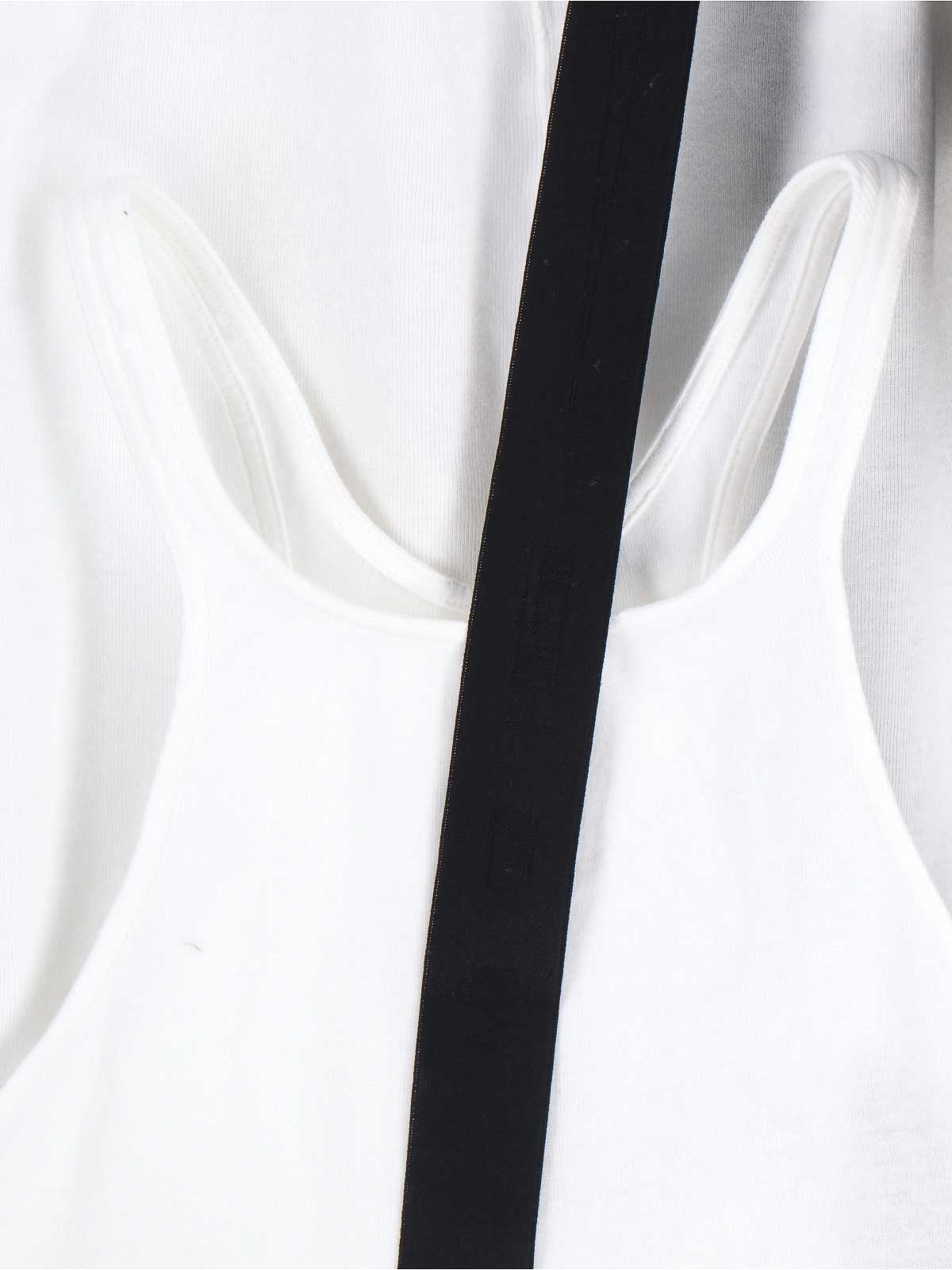 Rick Owens Tank Top In White