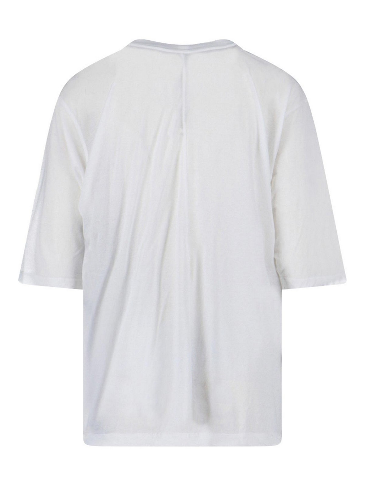 Rick Owens T-shirt In White