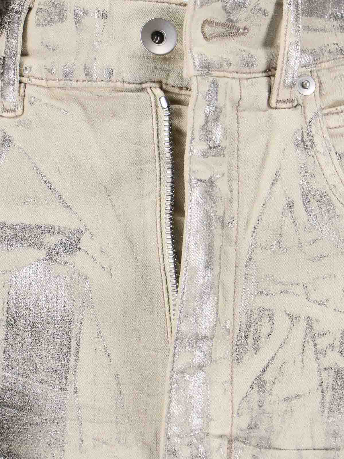 Rick Owens Jeans Bootcut In Neutral