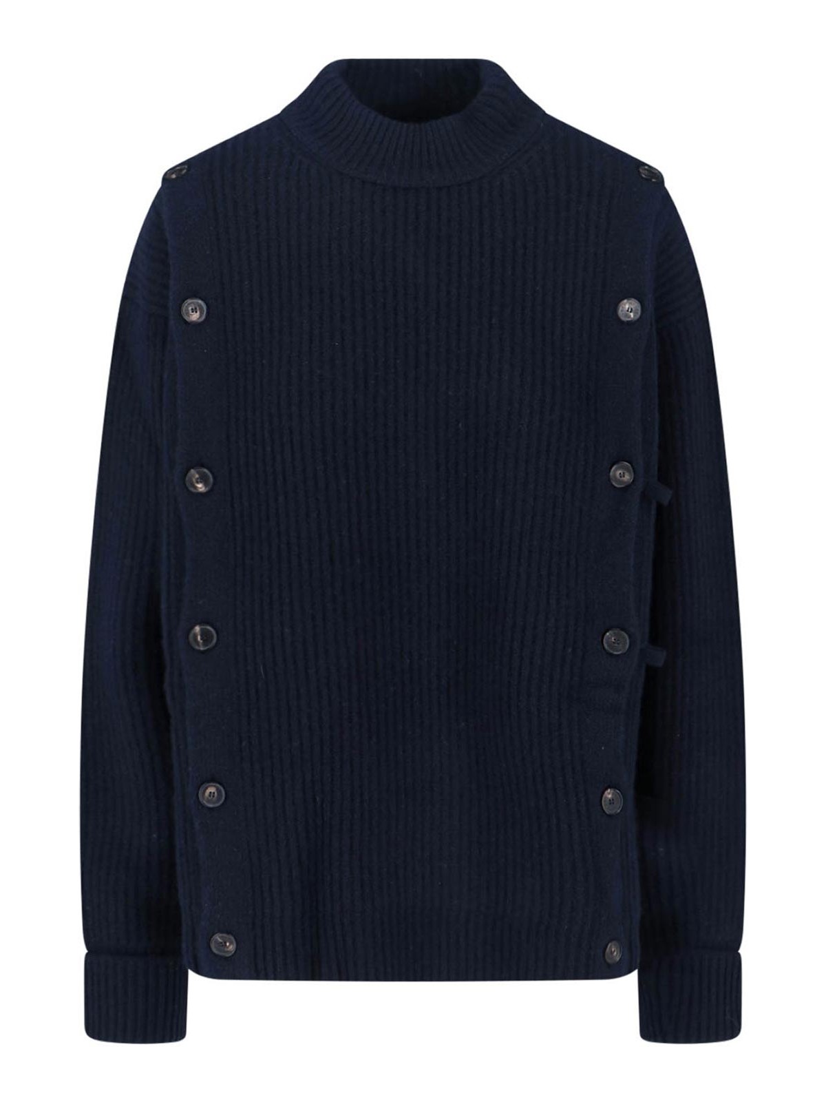 Setchu Wool And Cashmere Blend Sweater In Blue