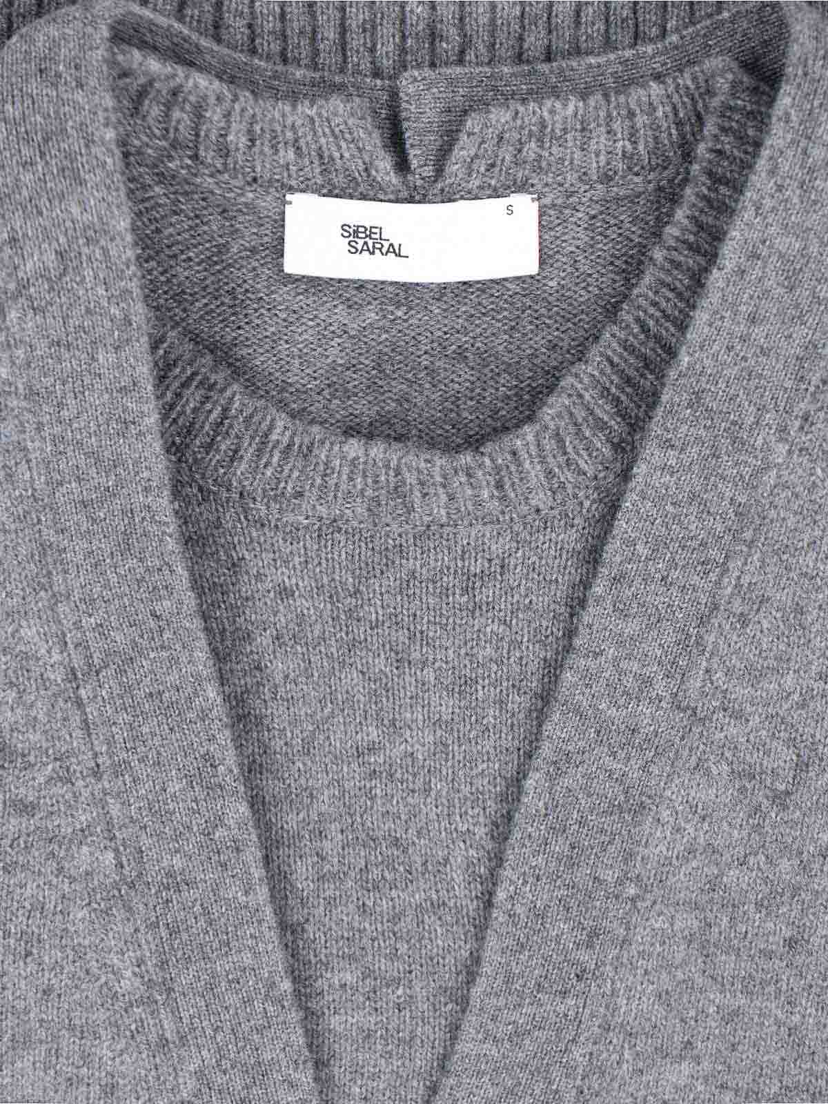 Sibel Saral Camel Blend Sweater In Gray