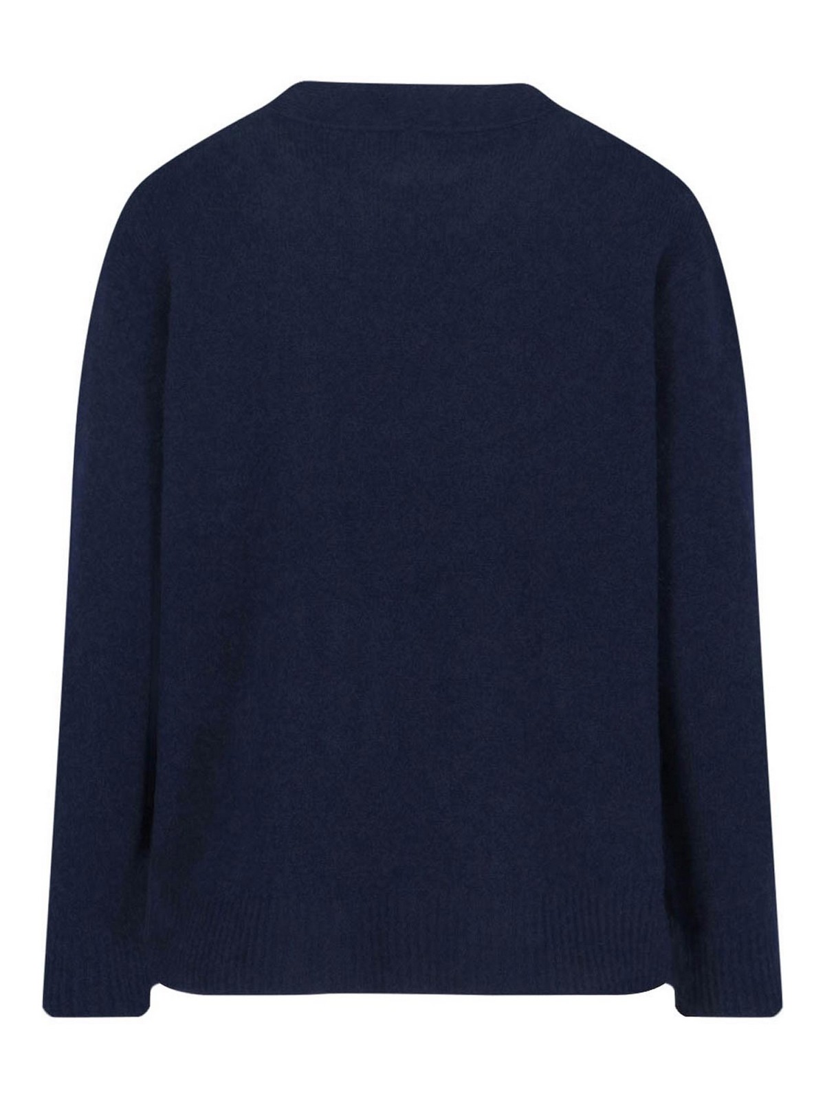 Sibel Saral Cardigan In Misto Cammello In Blue