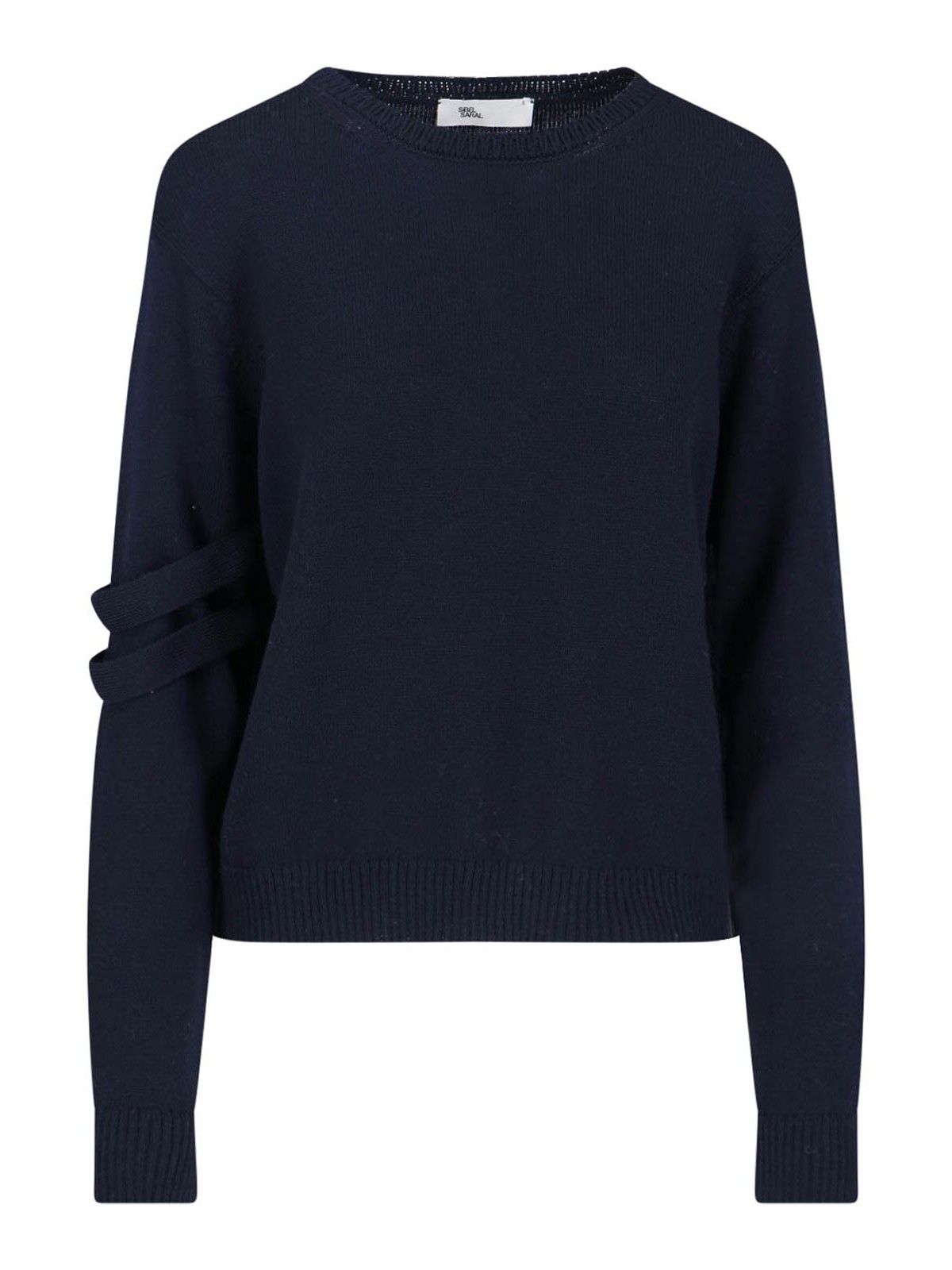 Sibel Saral Merino Wool Sweater In Blue