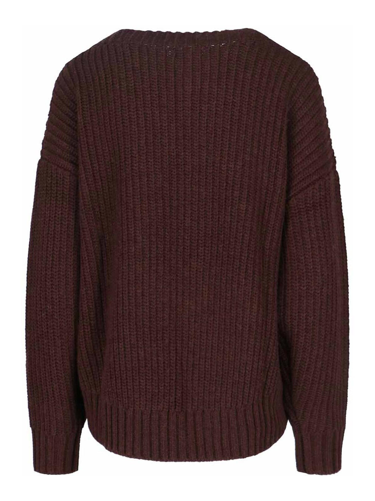 Staud Sweater In Burgundy