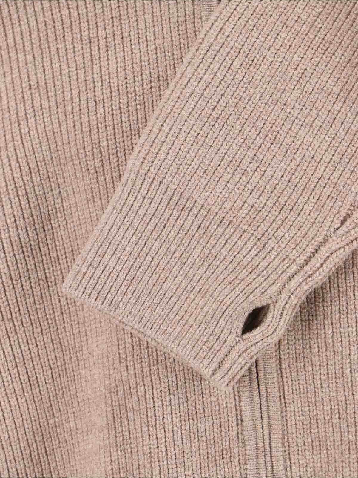 Studio Nicholson Maglia Zip In Neutral