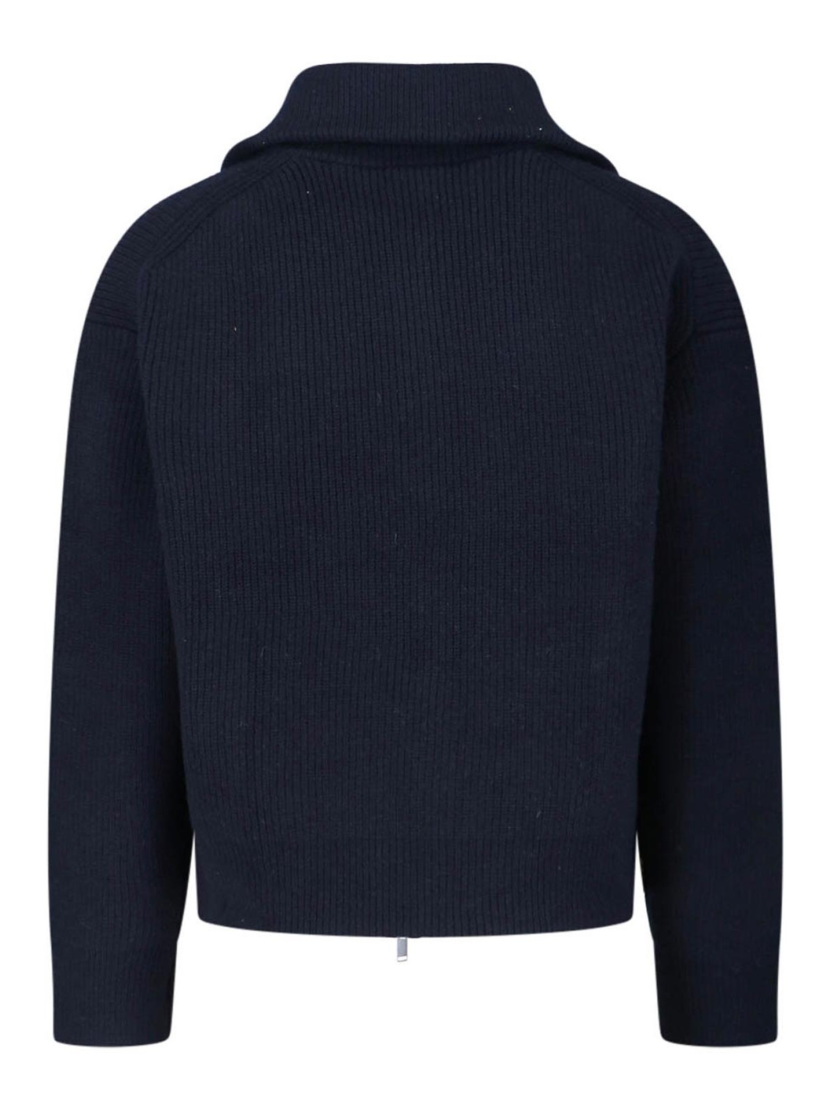 Studio Nicholson Neutral Textured Knit Sweater Collection In Black