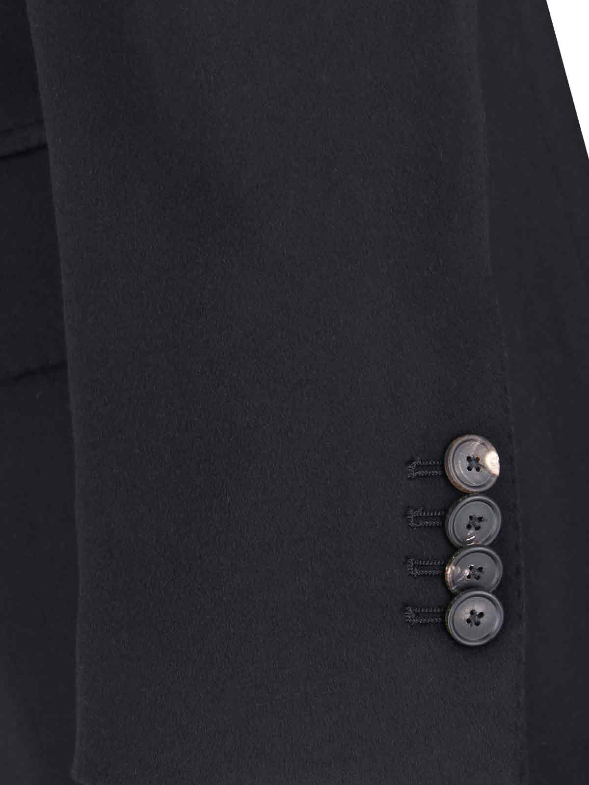 Tagliatore Blazer In Cashmere In Black