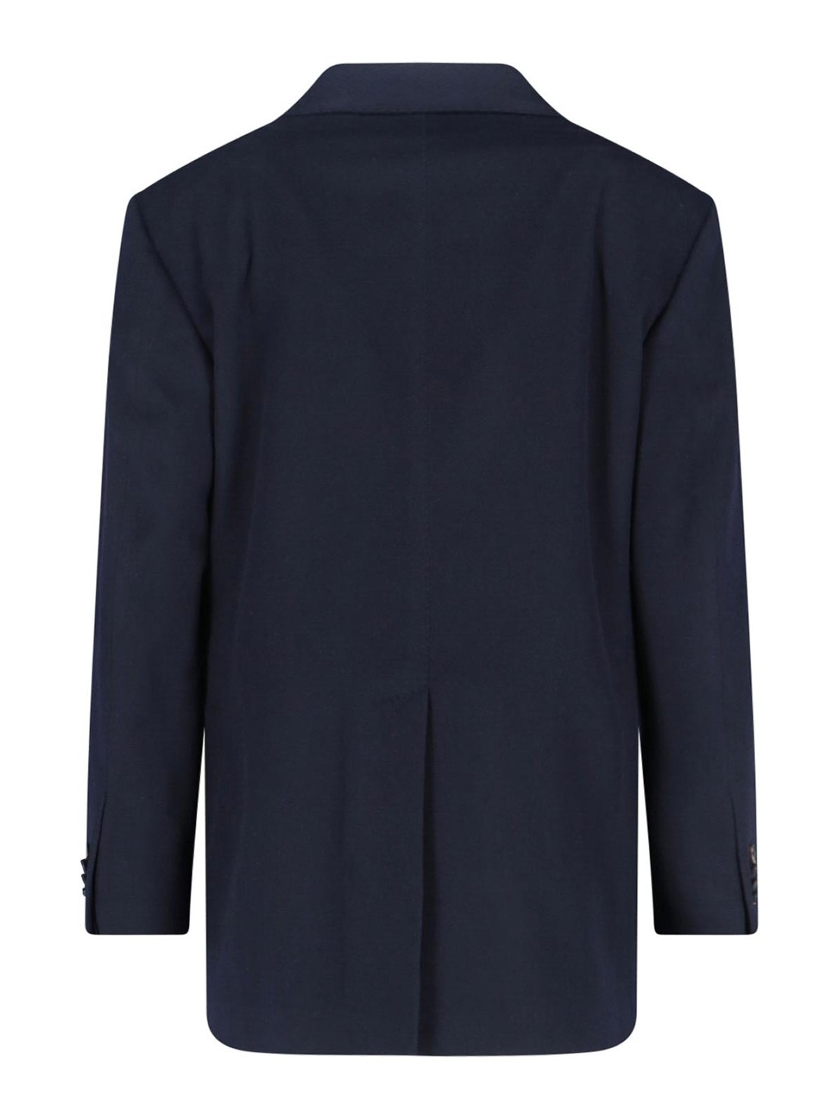 Tagliatore Tailored Blazer With Notch Lapel And Buttoned Cuffs In Blue