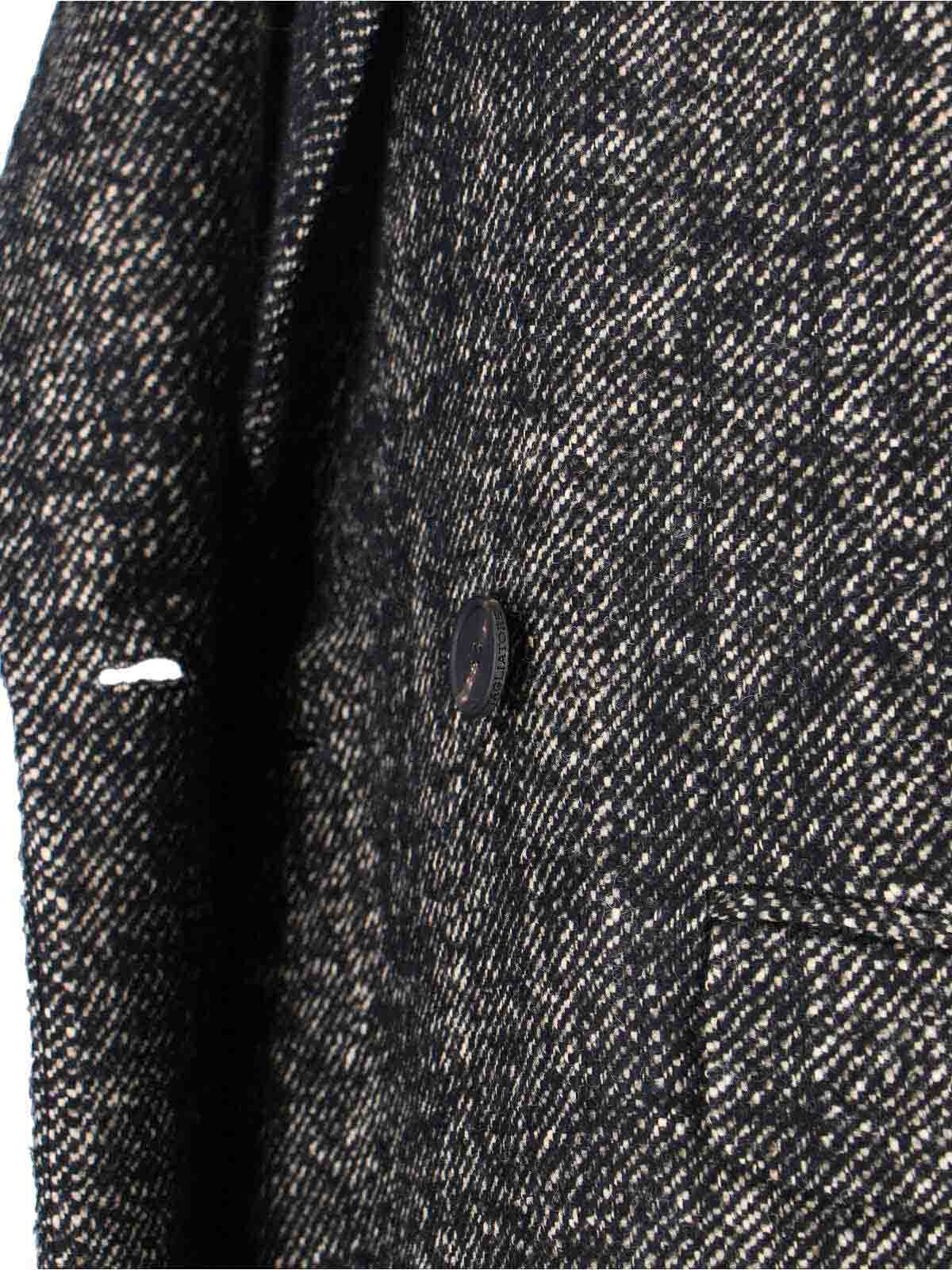 Tagliatore Double-breasted Coat In Black