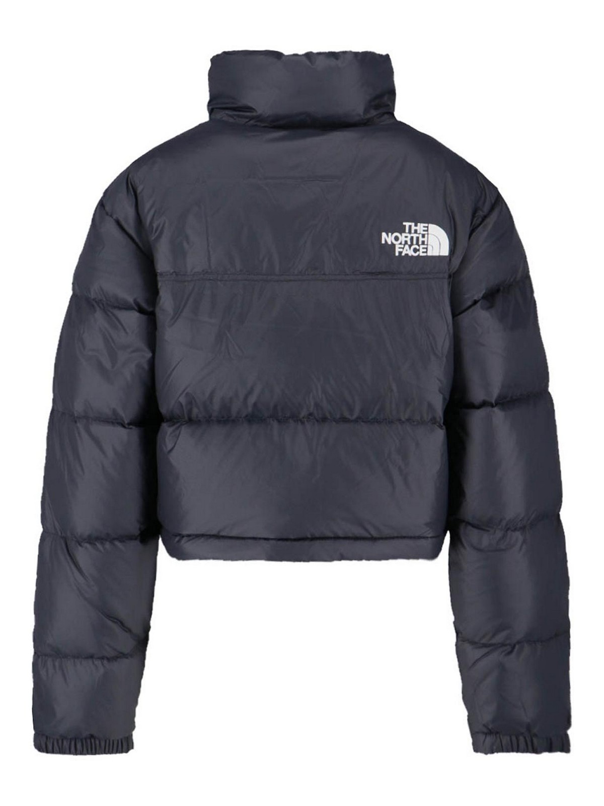 The North Face Nuptse Short Down Jacket In Black