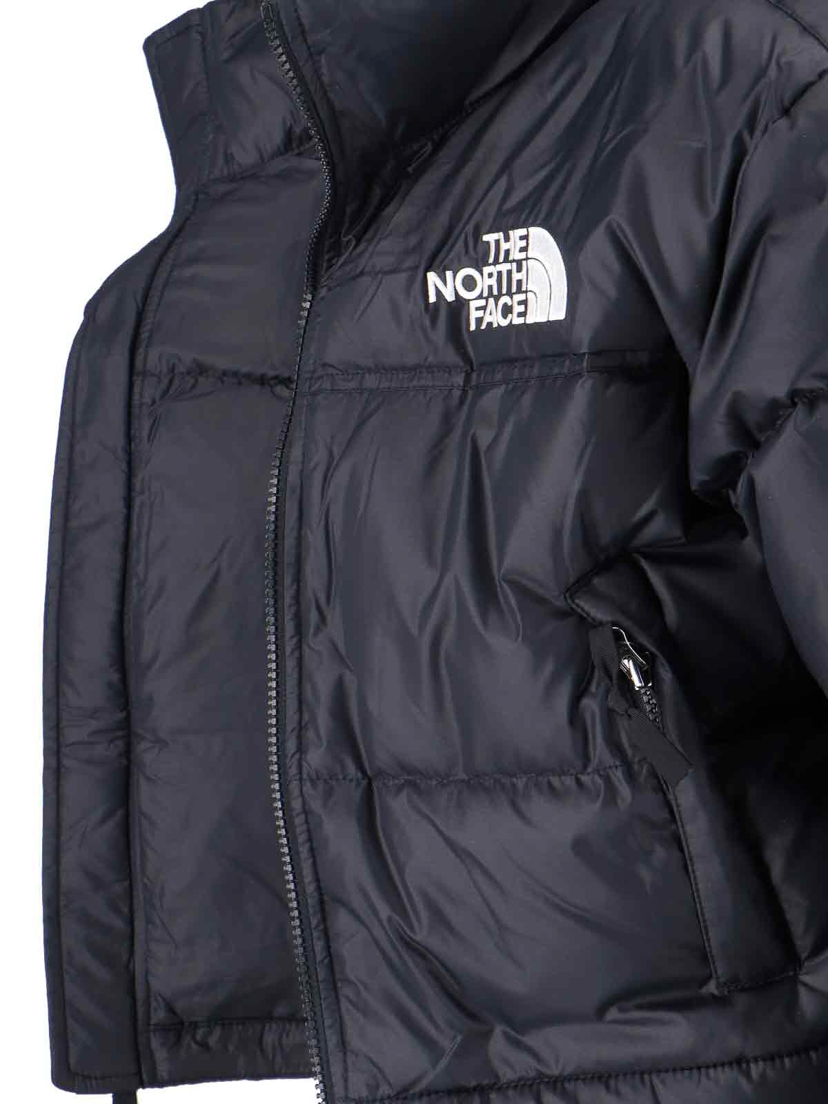 The North Face Nuptse Short Down Jacket In Black