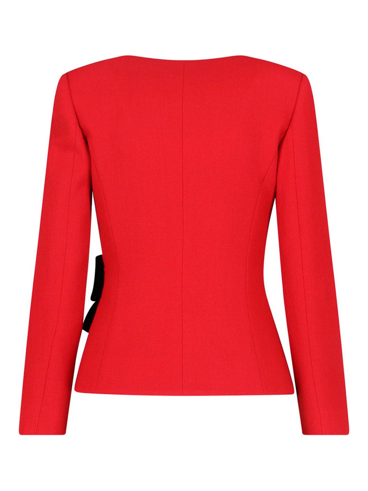 Valentino Blazer With Bow In Red