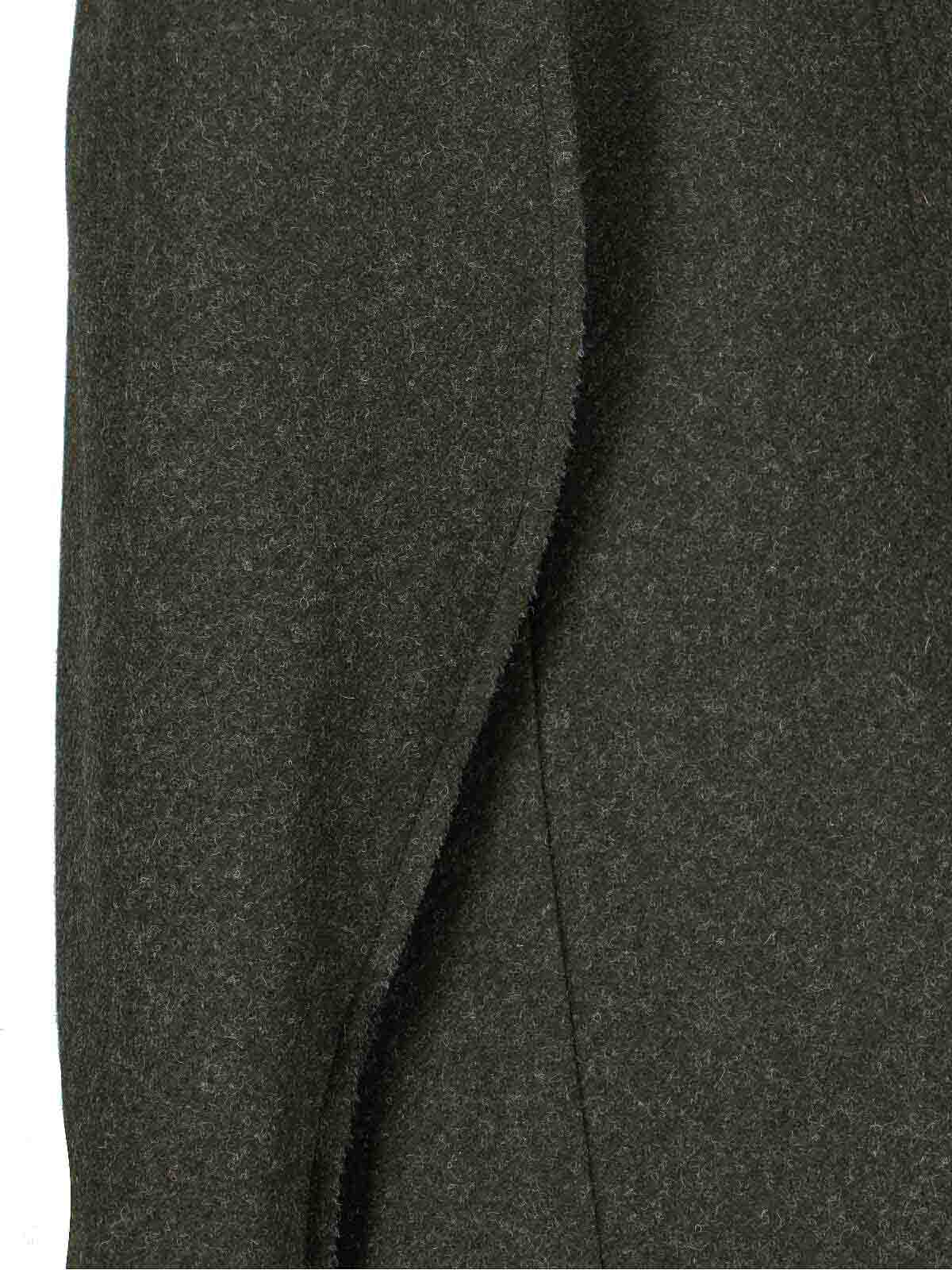 Victoria Beckham Wool Coat In Green