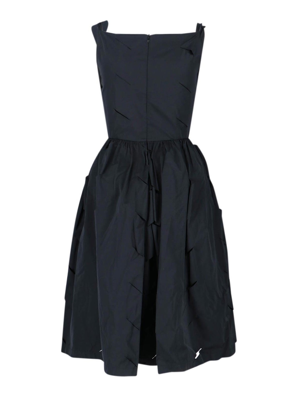 Vivienne Westwood Asymmetric Midi Dress In Blue
