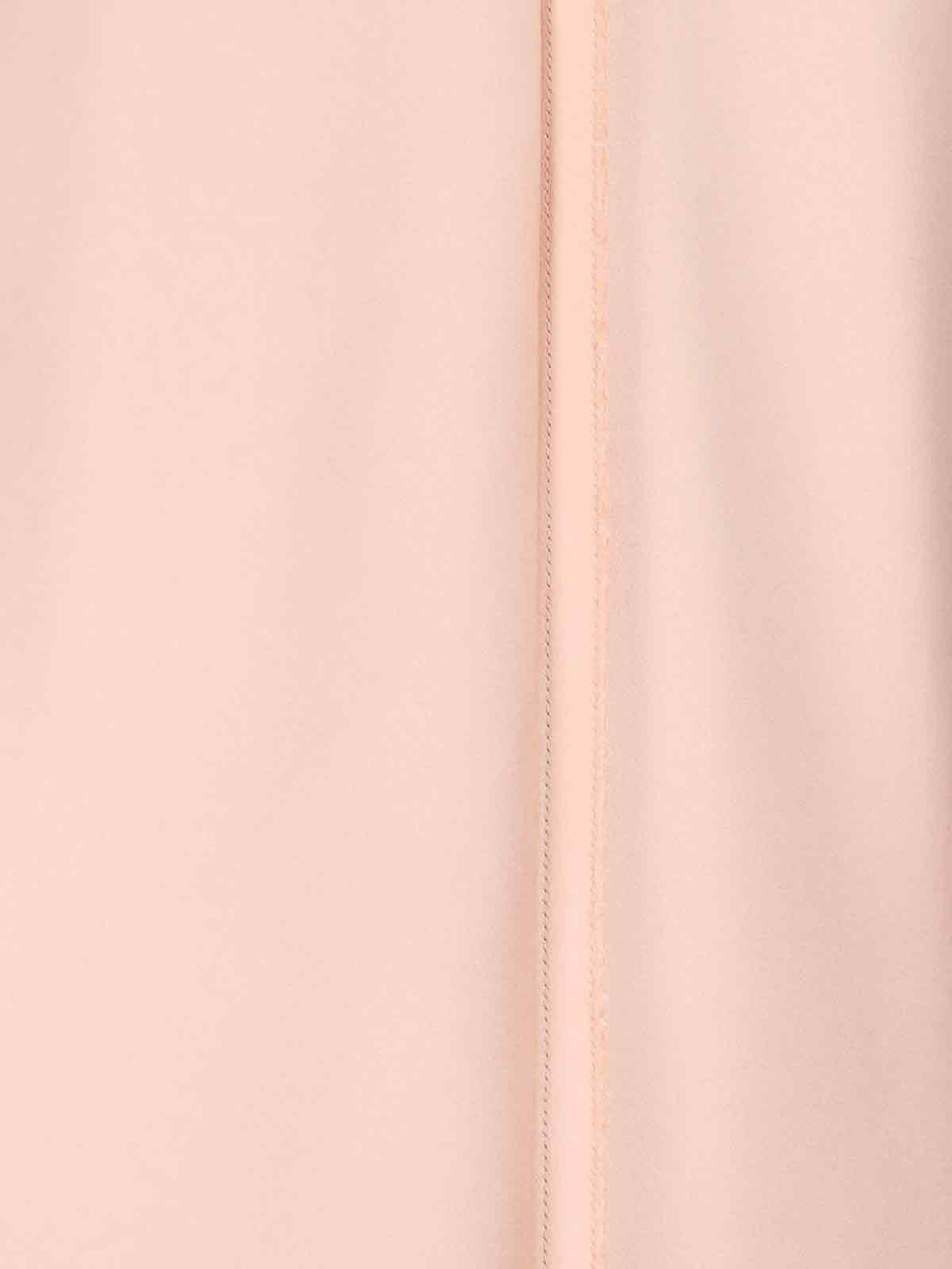 Ami Alexandre Mattiussi Sleeveless Knee Length Dress With Seam Design In Pink