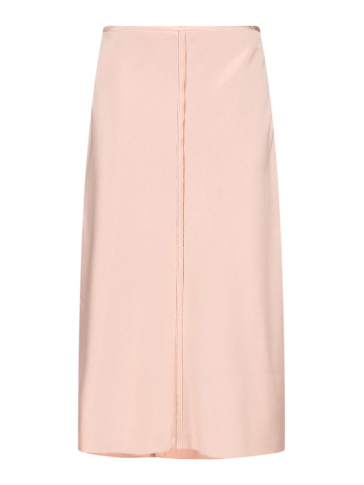 Ami Alexandre Mattiussi Midi Skirt In Nude