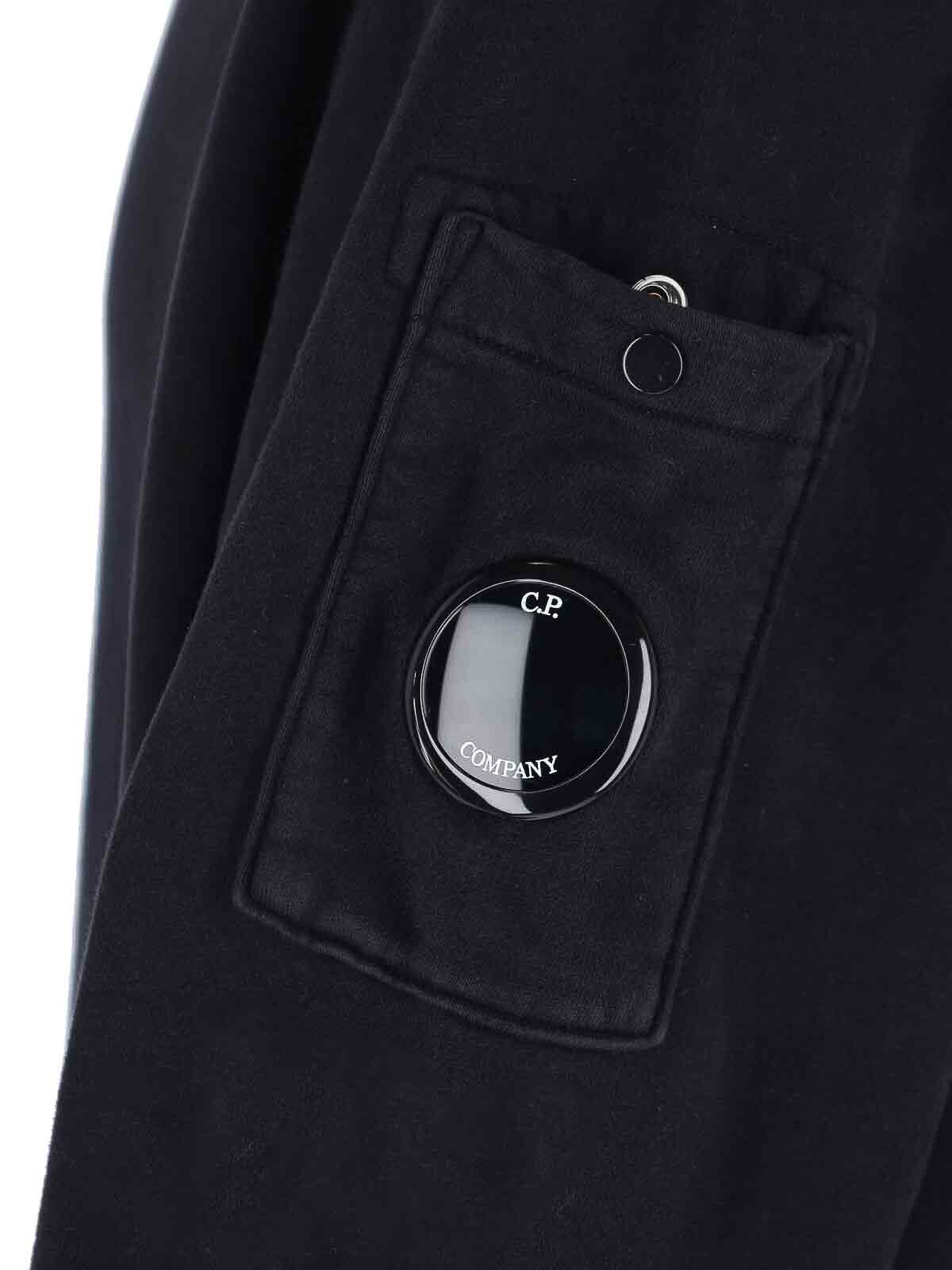 C.p. Company Classic Knit Sweater With Ribbed Cuffs And Hem In Blue